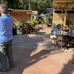 Outdoor seating