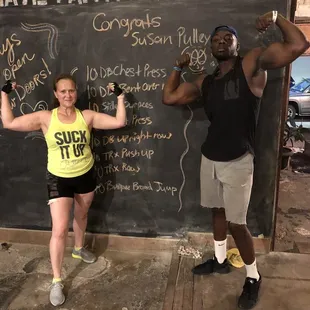 Me and coach B a few years back celebrating my accomplishments! Amazing Coach!