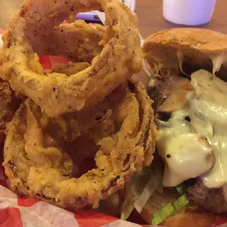 Mushroom Swiss Burger