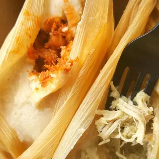 Salsa Roja Pork Tamale