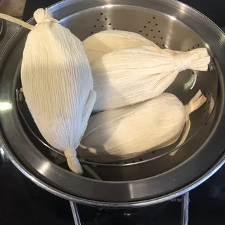 Refried Beans and Cheese Tamale