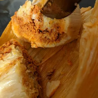 Chorizo and Cheese Tamale