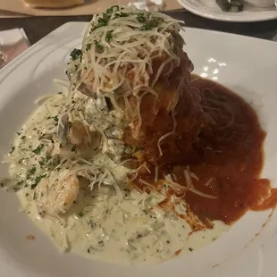 Seafood Napoleon