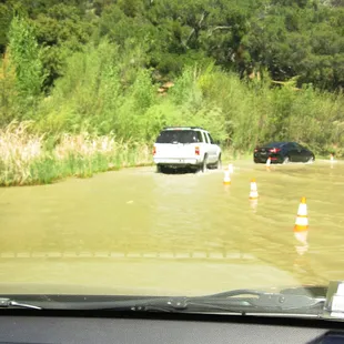 The road to Red Rock has about 5 or 6 of these