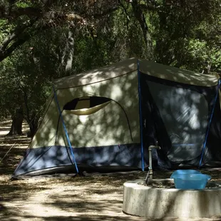 Roomy campsite