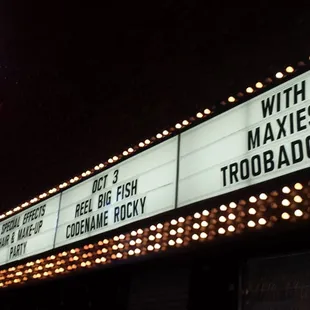 The marquee