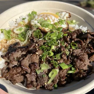 Egg Rice (1 egg) with Bulgogi Beef Plate