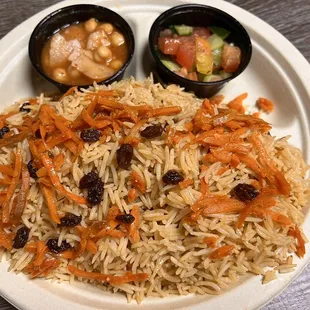 Qabili Chalau with lamb