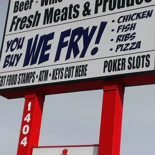 You buy we fry