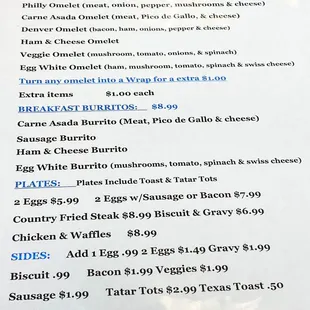 They&apos;re starting to serve breakfast   :)