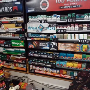 Selection domestic tobacco products, pricing is as of 25th of May 2019