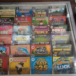 Current California Scratcher games