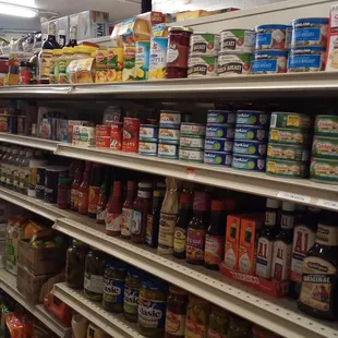 Canned meats, condiments, pickles