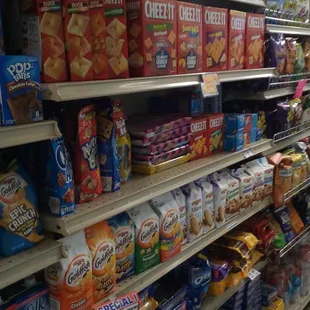 Variety of popular cookies and crackers