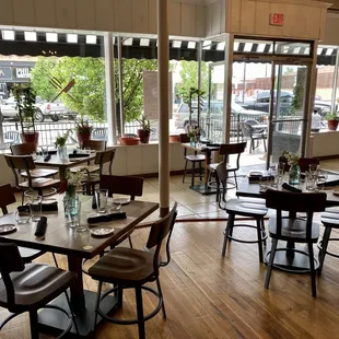 Amazing atmosphere in a refurbished historic building on Main Street.