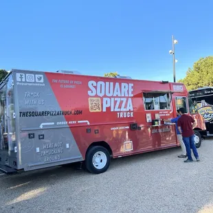 Square Pizza Truck