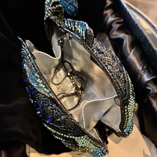 Inside my little French antique fish clutch. Thank you French Antique Shop, it's fabulous. XOXO