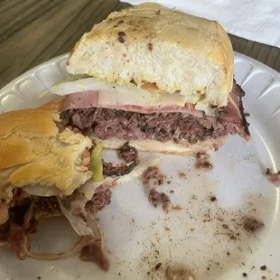 Pastrami sandwich