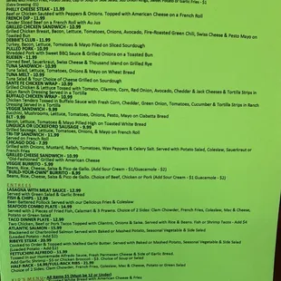 Menu Page 2