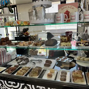 Display of yummy pastries