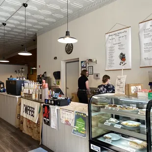 customers at the counter