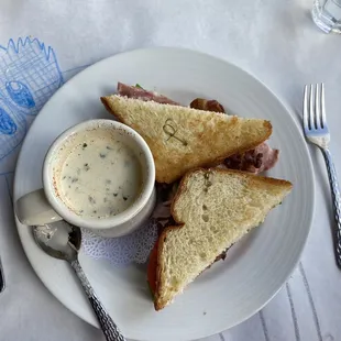 CBLT &amp; Crème of Chicken Soup.