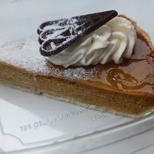 Pumpkin tart.