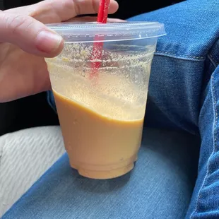 Mango pineapple smoothie!! Yum!