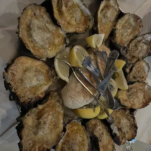 oysters and mussels, mussels, oysters, food, shellfish