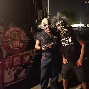 Playing the part at the Haunted Houses