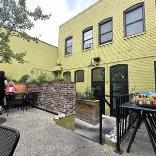 Outside