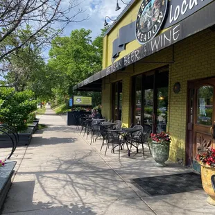 Outdoor seating area