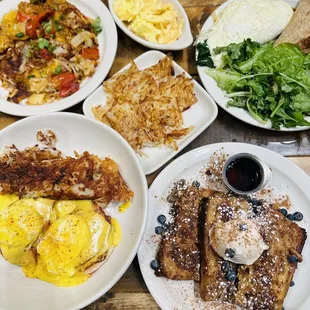 Organic Eggs Benedict Cajun Hash Browns