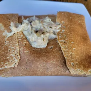 Chicken Mushroom Crepe