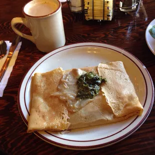 Spinach Crepe
