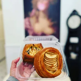 Their pastries are divine!! I tried an apple/goat cheese and a spinach/feta - both fabulous!!