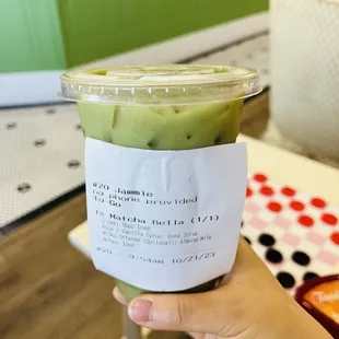 10/21/23. Matcha Bella.