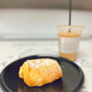 Chocolate crossiant and Chai Latte for the win!!!