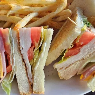 You can find me in the club! Old-school club sandwich.   Really freaking good. 17. Club Sandwich   Lunch