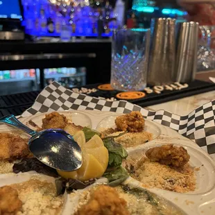 Fried oysters