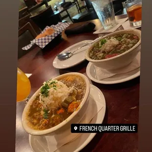 Seafood and chicken &amp; andouille sausage gumbo