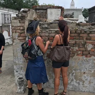St. Louis Cemetery #1 and Voodoo History Tour - having a great time.