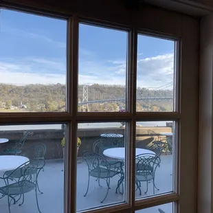 View from French Quarter Inn Restaurant and patio