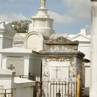 On the St. Louis Cemetery tour.