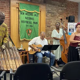 Free educational concert near the courtyard