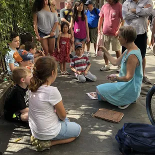 Jill, our magical child whisperer on a ghost tour