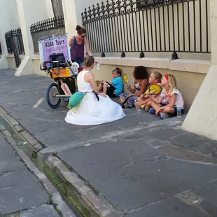 There are all kinds of interesting tidbits in this tour to keep your kid focused (vear fat, leeches, sugar money, slave trade)!!