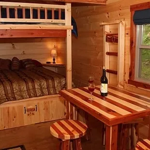 Our cabins are cozy and well-appointed, and make the perfect getaway.