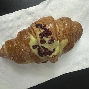 Almond Pistachio Raspberry Croissant