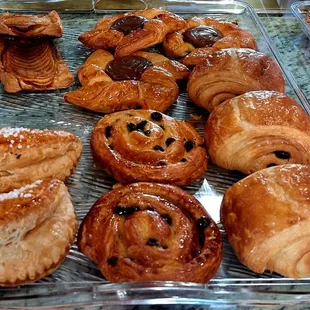 A sample of pastries available